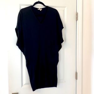 Helmut Lang Wool Batwing Mini Dress